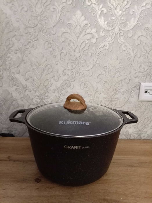 Qozon Kukmara granit 8 litr  |   кастрюл Кукмара гранит 8 литр