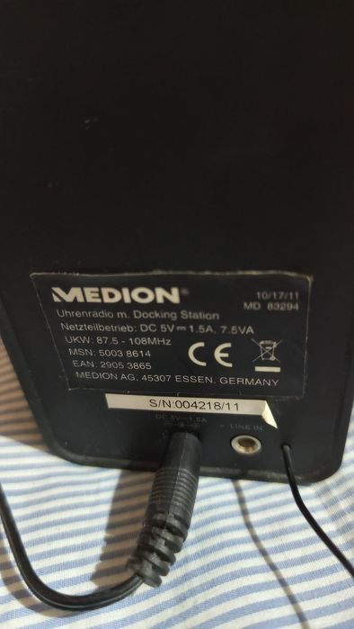 Док станция радио часовник