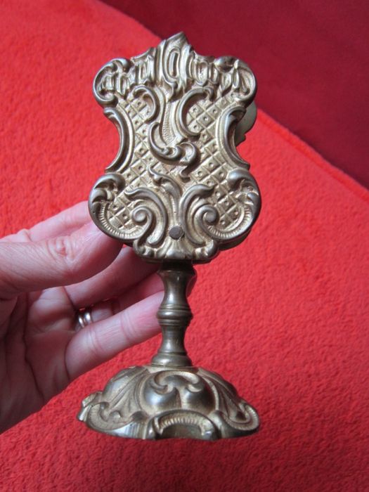 cadou rar bronz masiv Holder Depose Cigarette Match Holder Franta 1940