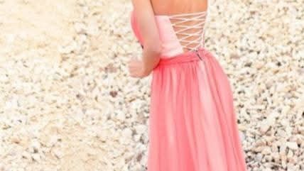 Дълга рокля-корсет