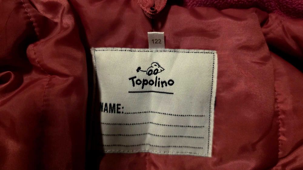 Зимно яке за момиче 122 см