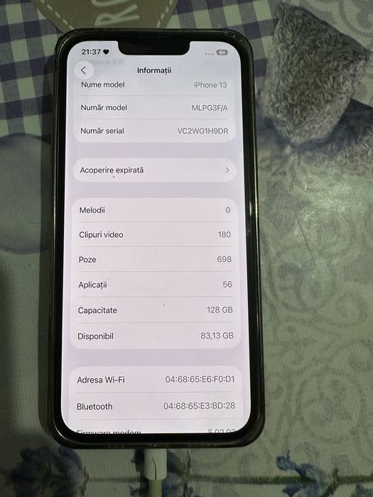Vand iphone 13 alb/fara defecte