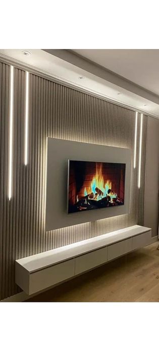 Тв зона кухни прихожие панели из бамбука сендвич панели