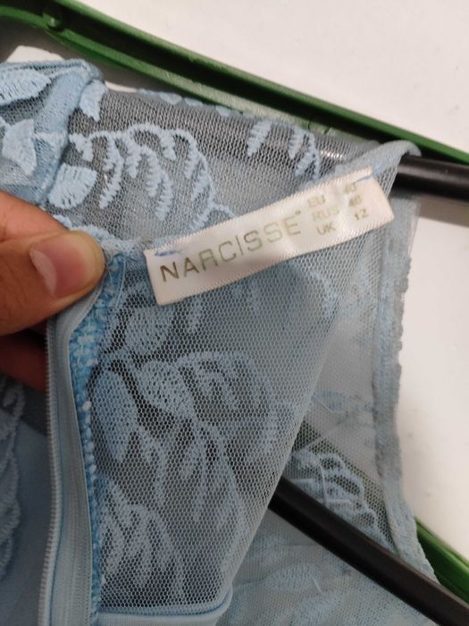 Платье вечернее голубого цвета