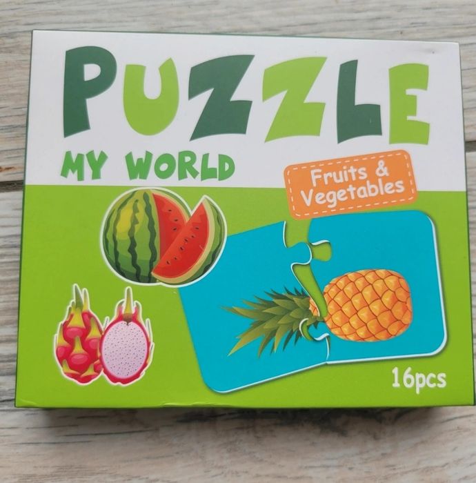 Puzzle fructe si legume fata verso