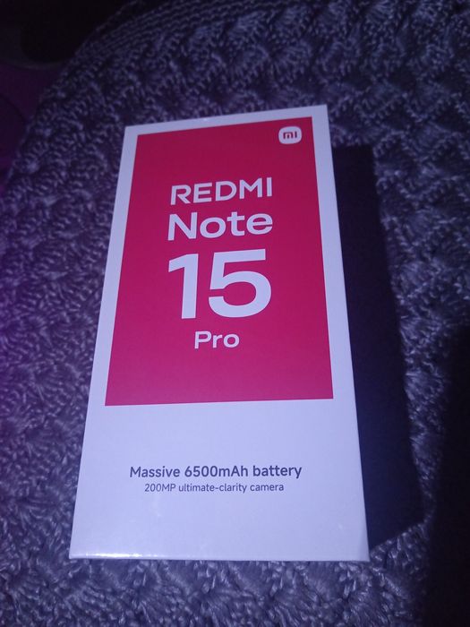 Redmi Note 15 Pro Black 256g. Yengi.