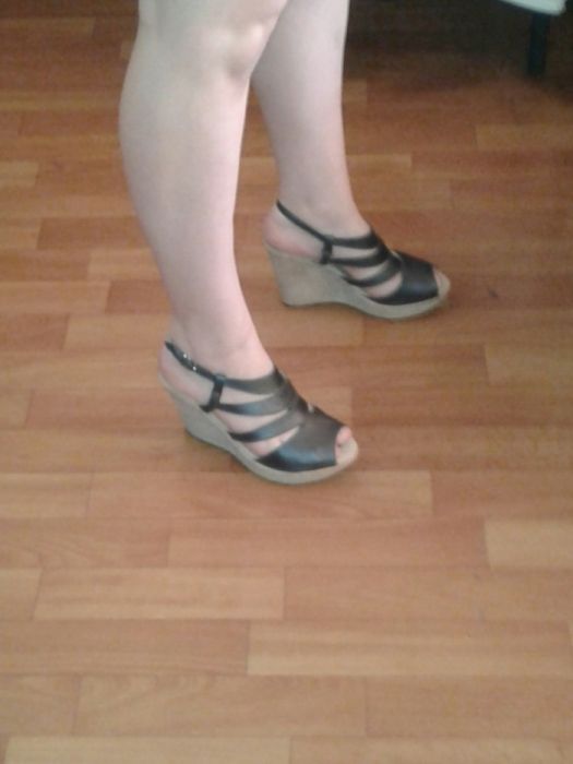 Сапоги кожанные 36-37р