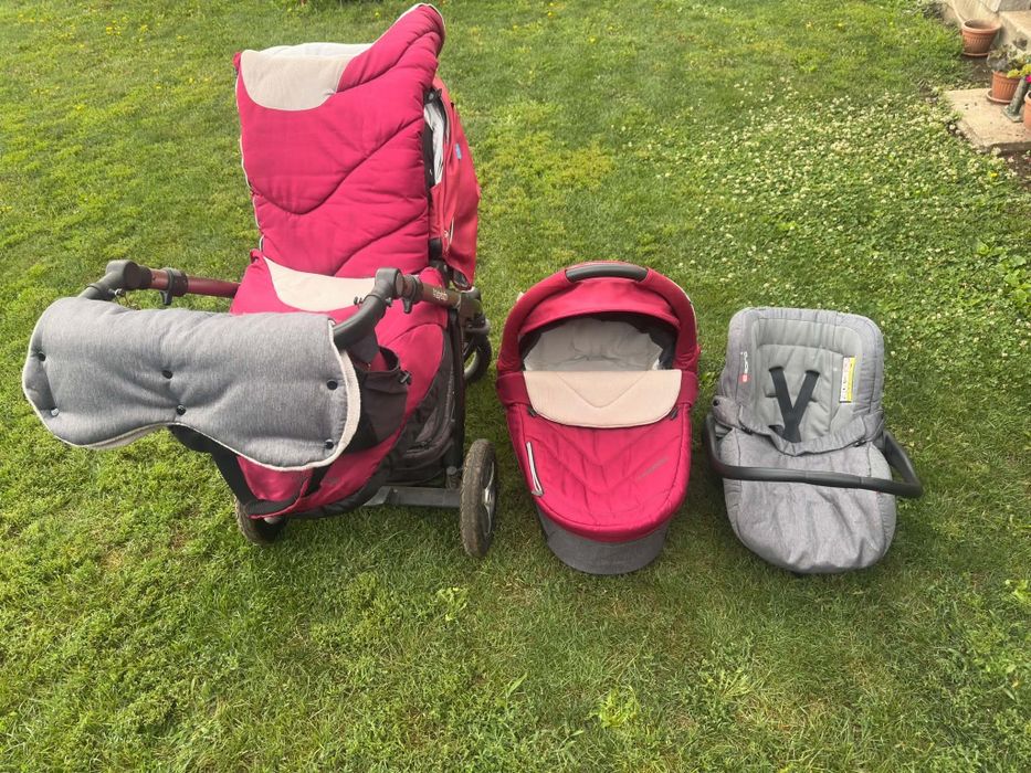 Детска количка 3 в 1 babydesign