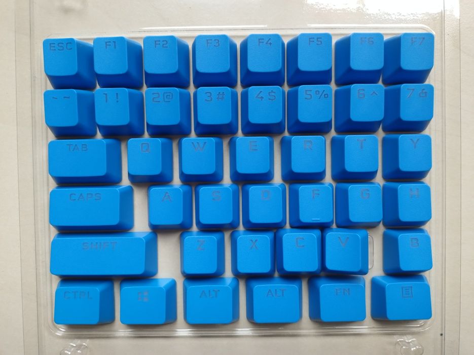 Corsair double-shot pbt pro keycaps Elgato blue