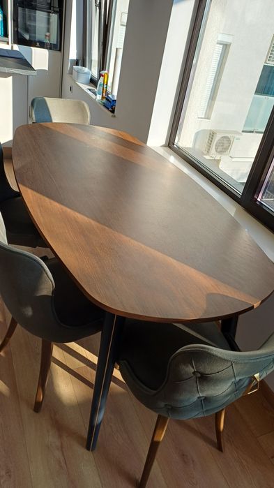 Маса с размер 200/100 и 6 стола