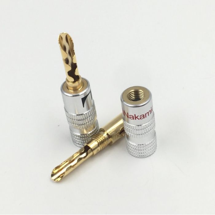 Nakamichi банан щекери за тонколини Hi-Fi Hi-End позлатени