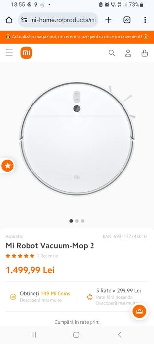Aspirator vacuum mop xiaomi