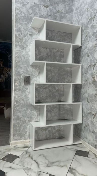 Стеллаж напольный Denstore Dina 73x25х176 см, белый