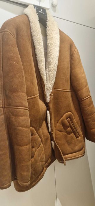 Cojoc shearling din piele si blana de oaie