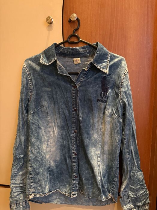 Дамска дънкова риза