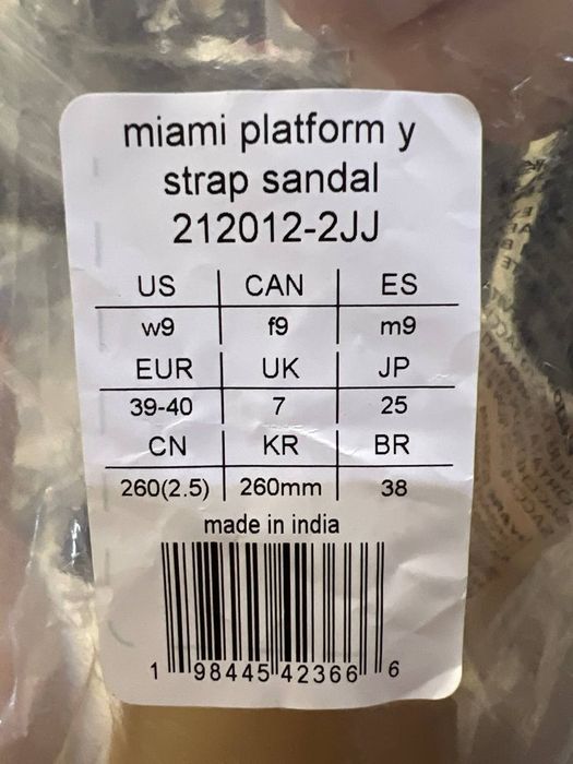 Босоножки Crocs Miami Platform