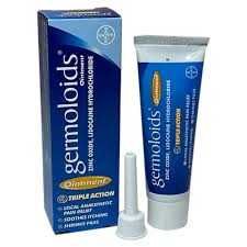 Germoloids Ointment Мехлем хемороиди БЪРЗОДЕЙСТВАЩ Bayer 55мл Германия