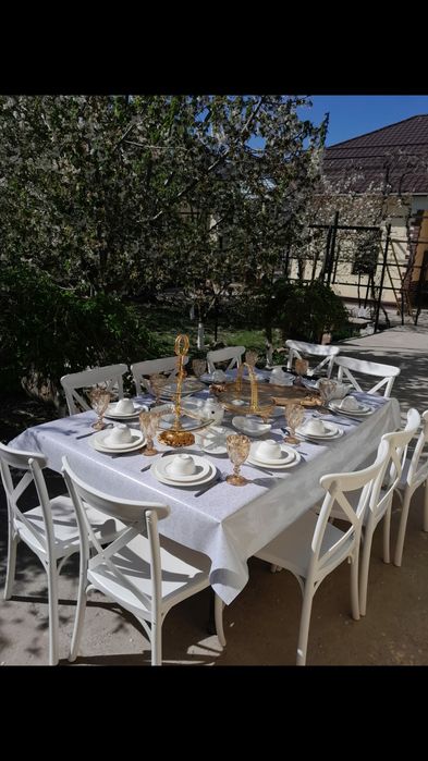 Прокат стол стулья посуда элитный