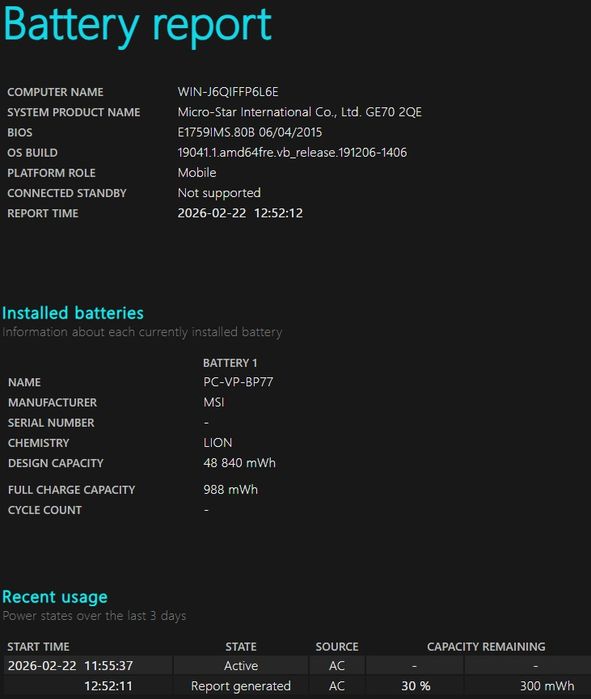 Ноутбук MSI GE70 2QE Apache pro