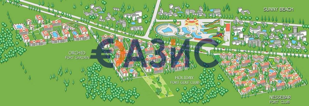 Продава се Тристаен апартамент в к.к. Слънчев бряг - 83 кв.м за 1266 €/кв.м - Снимка #13