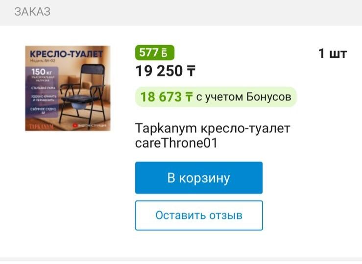 Кресло туалет био туалет