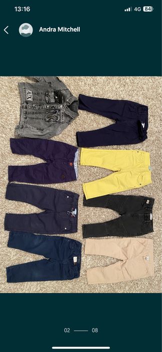 GAP pantaloni 2ani si lot 2 ani