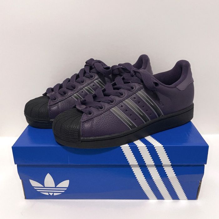 ADIDAS SUPERSTAR лилаво и сребърно