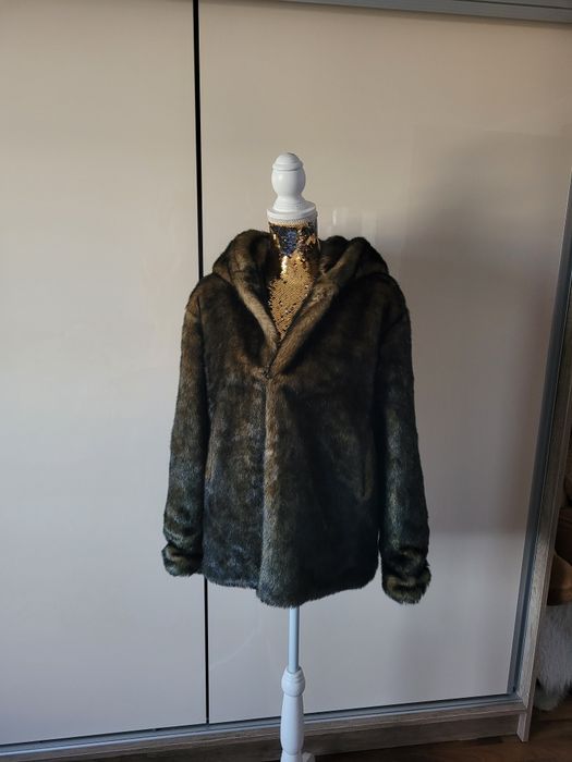 Geaca de blana artificiala Zara