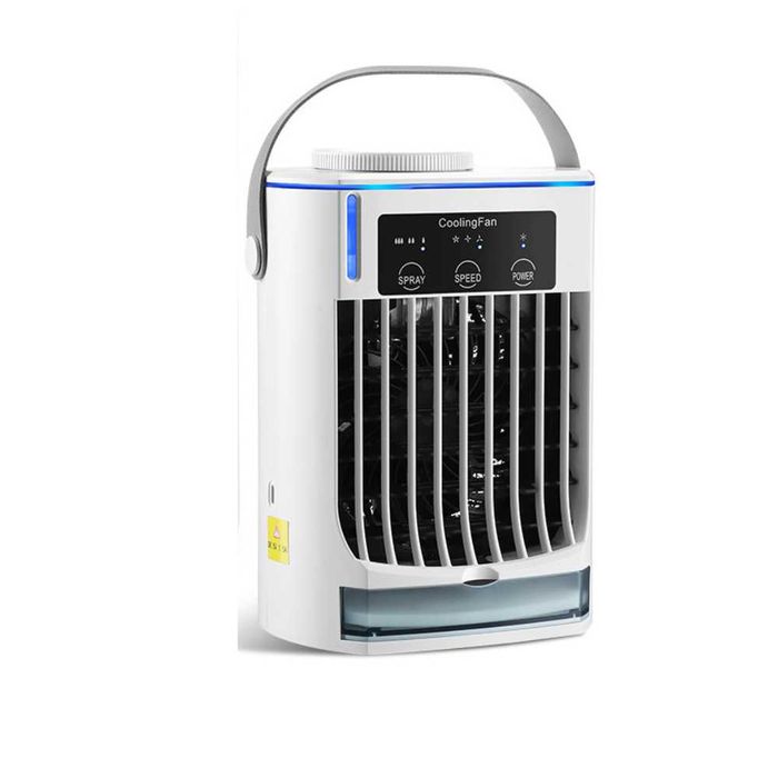 •	Ventilator cu pulverizare de apă pentru birou, casă, școală, camping