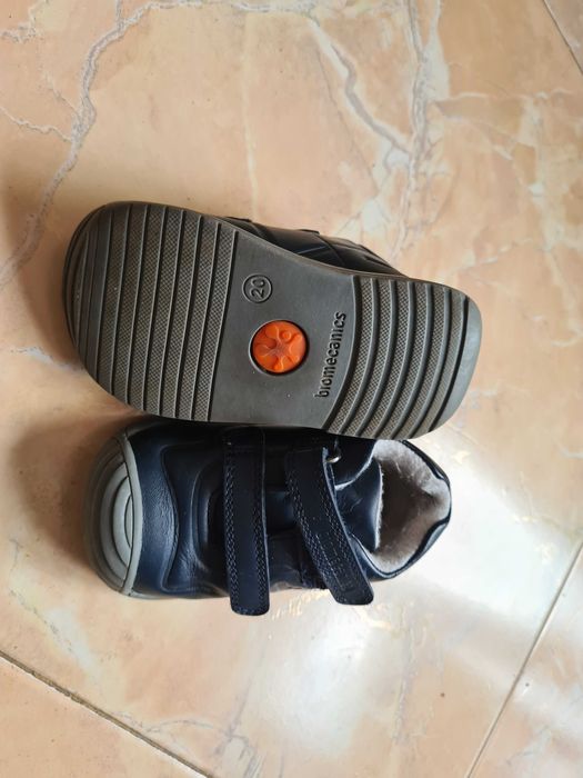 Детски обувки Biomecanics – естествена кожа, номер 20, тъмносини, топла подплата