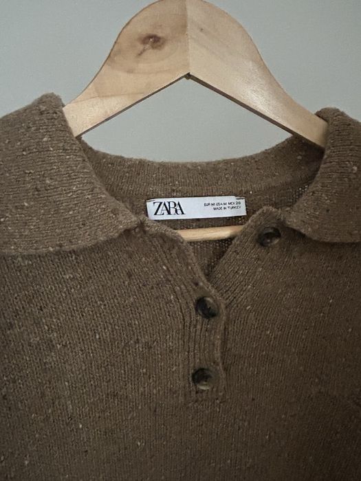 Pulover jumper oversize maro ZARA