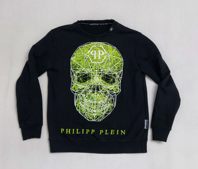 Bluza Philipp Plein, hoodie clasic 100% bumbac, mărimea S unisex