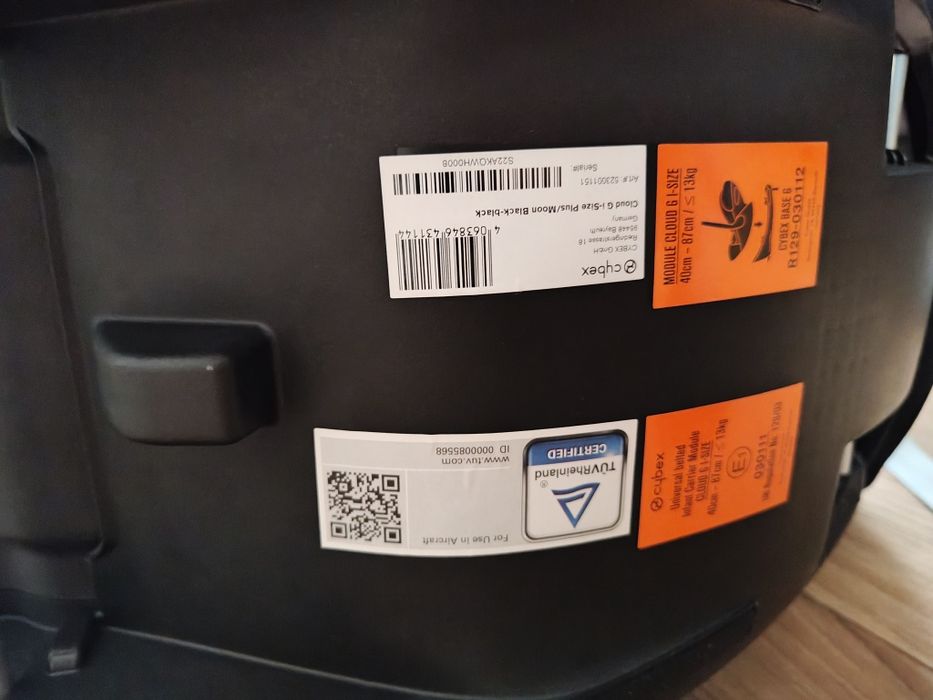 CYBEX CLOUD G I-SIZE PLUS (40-87см) Moon Black