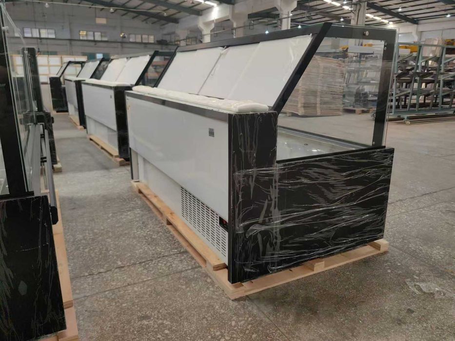 Vitrină frigorifică 800L Inox Profesională orizontala