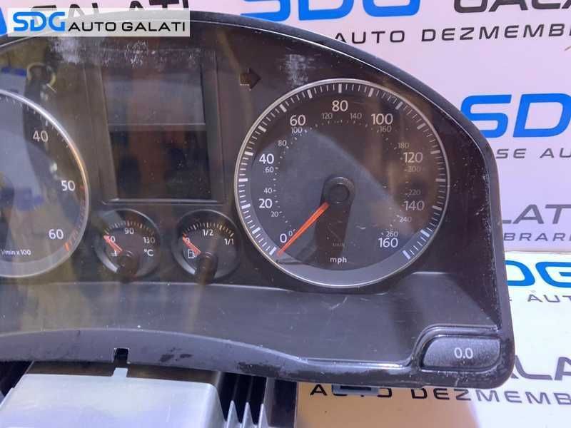 Kit Pornire ECU Calculator Motor Cip Cheie si Imobilizator cu Ceas Ceasuri Bord VW Jetta 1.9 TDI BXE 77KW 105CP 2005 - 2011 Cod 03G906021KH 0281013226 [L2255]