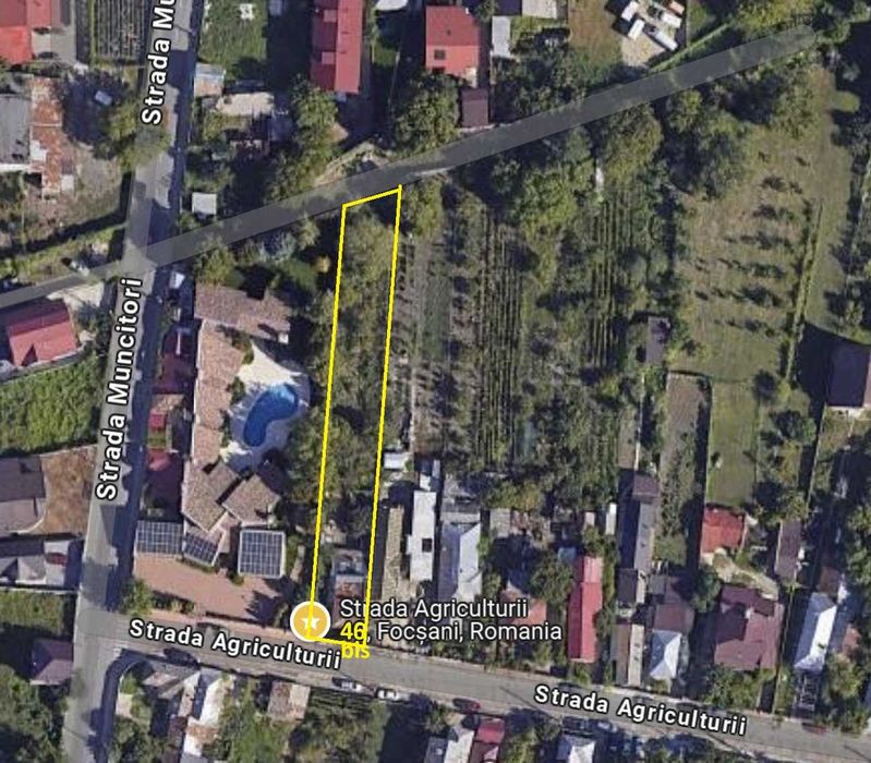 Focsani, Casa cu 1000 MP teren, str. Agriculturii 46 bis