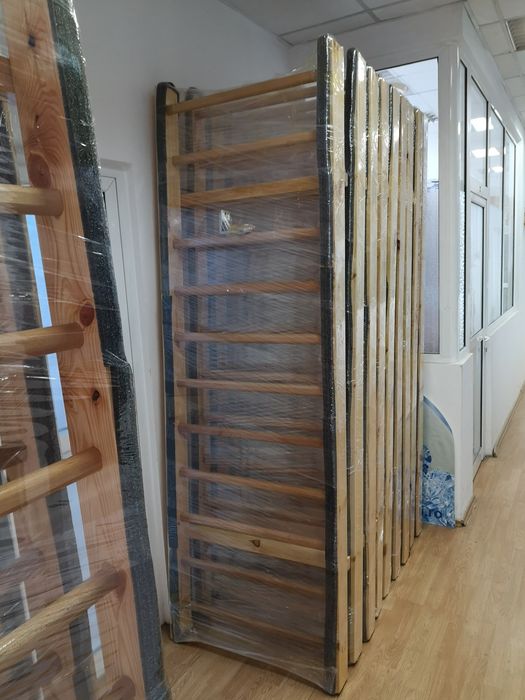 Spalier gimnastica 240/80 cm, 11 trepte, lacuit