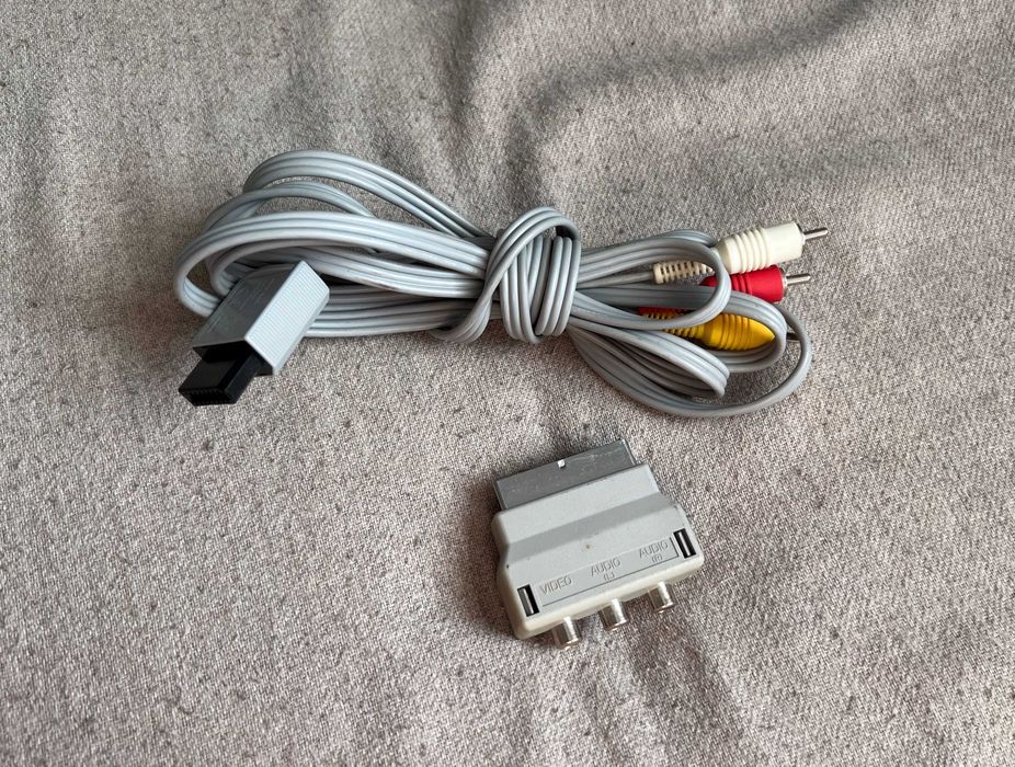 Cablu AV original Nintendo Wii + Adaptor SCART – RVL-009