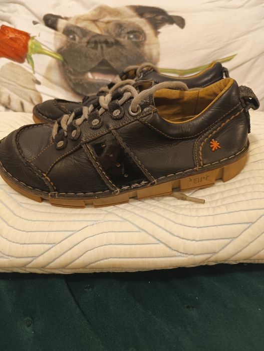 Pantofi ART piele naturala groși de iarna nr43