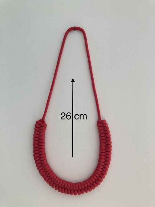 Lantisor/Colier handmade din snur bumbac.Nu Pandora, Nu Bijou Brigitte
