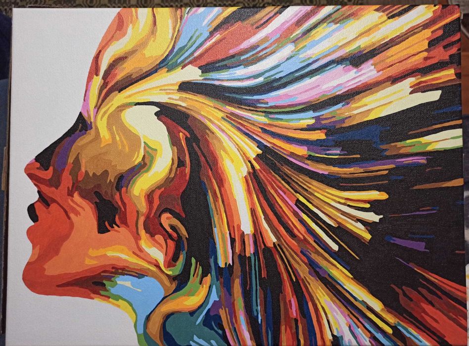 Vând tablou pictat manual