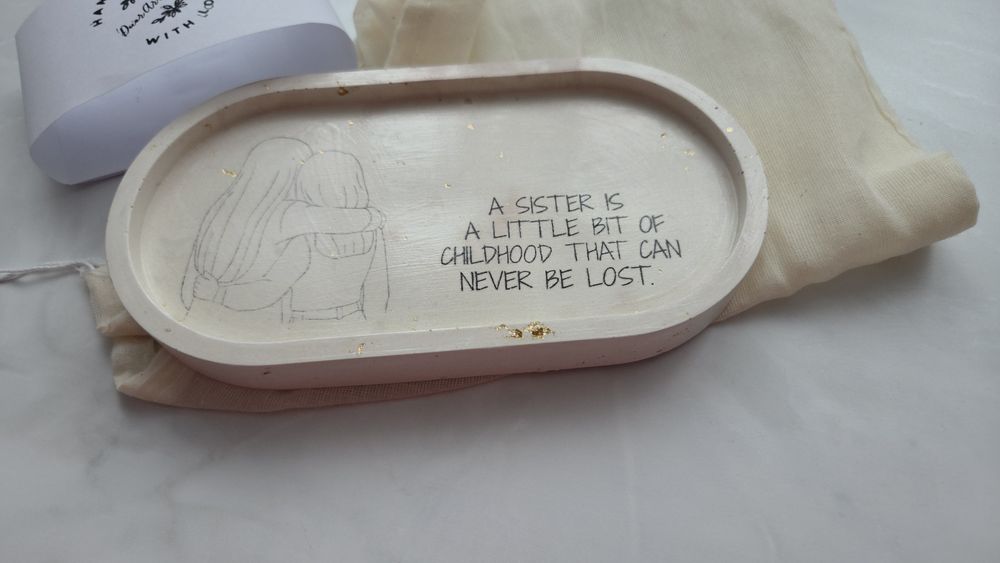 Tavă personalizată cu mesaj