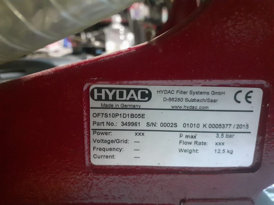 Pompa filtrare ulei Hydac