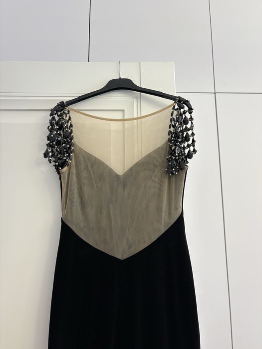 Продам вечернее черное платье