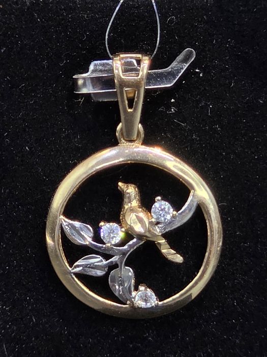 Золото 585  Кулон  Масса: 1,26