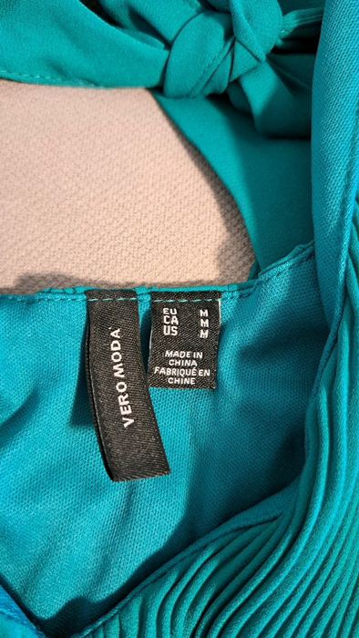 Rochita turcoaz Vero Moda, M, noua fara eticheta