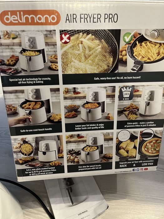 Airfryer Delimano 3,5 litri