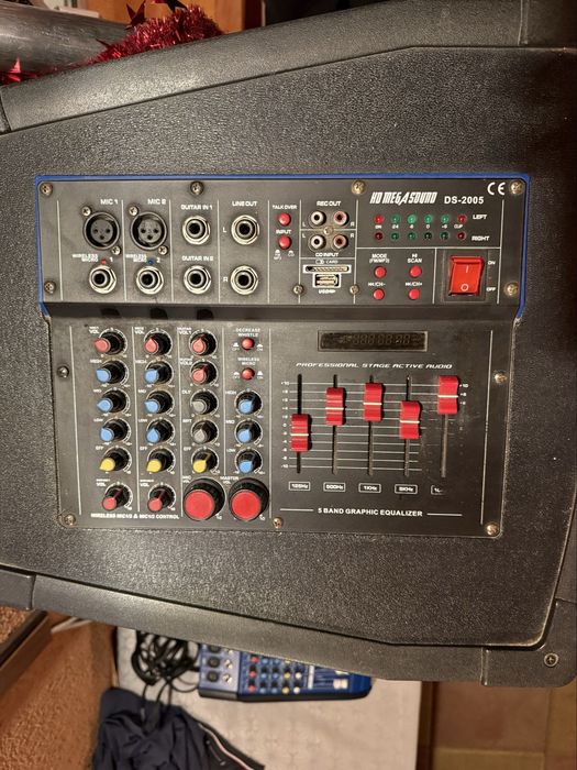 Boxe active 800w bluetooth