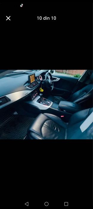 Scaune piele  cu încălzire audi a7 interior piele audi a7
