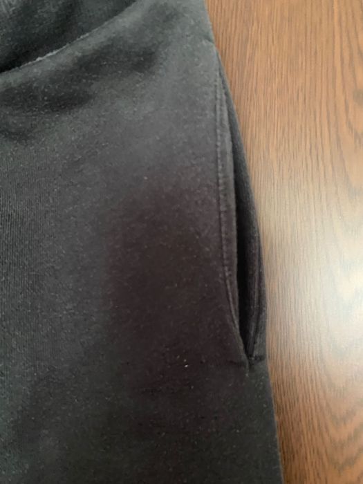 Pantaloni fete/unisex Kenzo, gri, logo alb, bumbac, 9-10 ani, buzunare